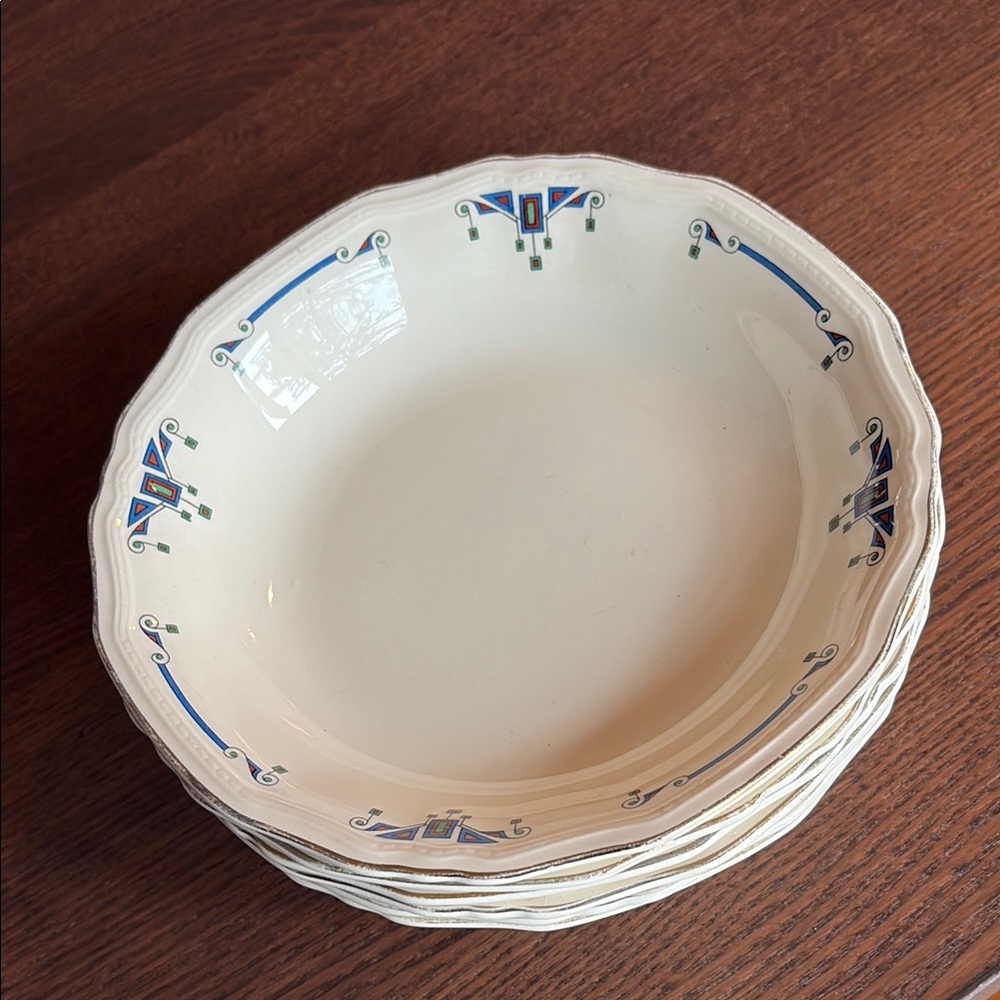 ALFRED MEAKIN - Marigold Astoria Pattern Set of 6 Bowls